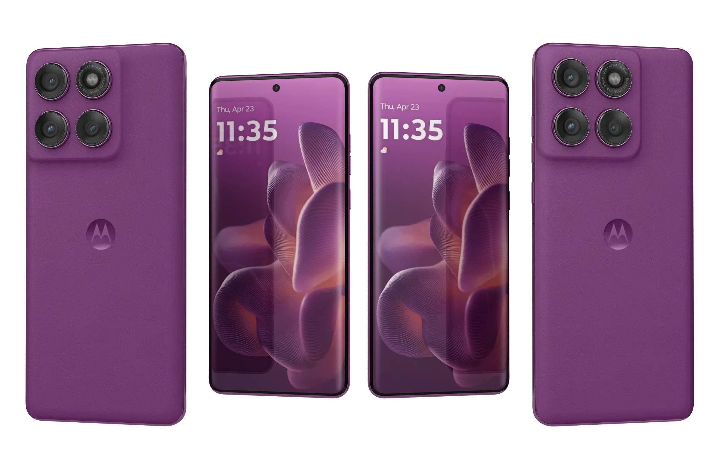 Motorola Edge 60 Pro PANTONE Sparkling Grape 3D model_3