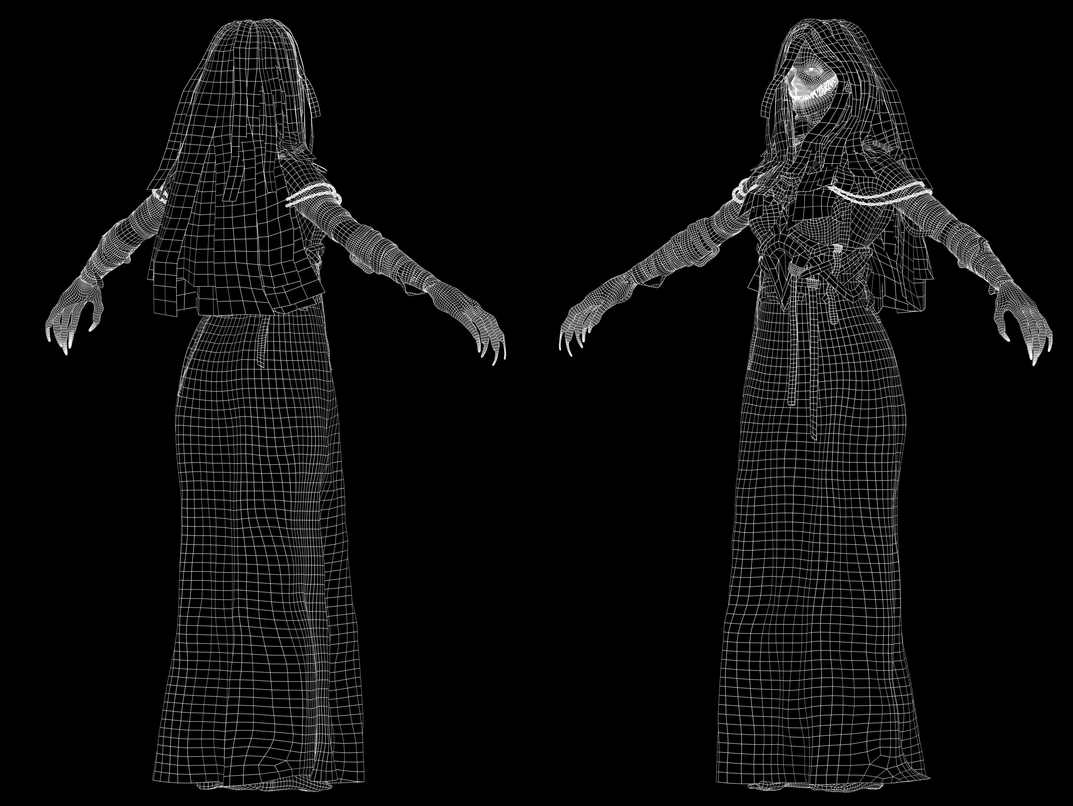 Abeloth Low-poly 3D model_17