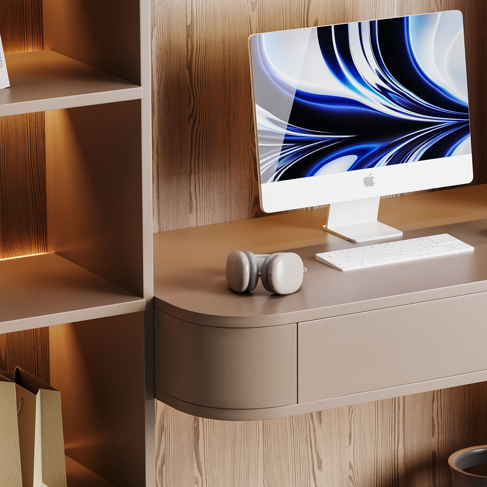 Modern Workplace 08 3D model_11