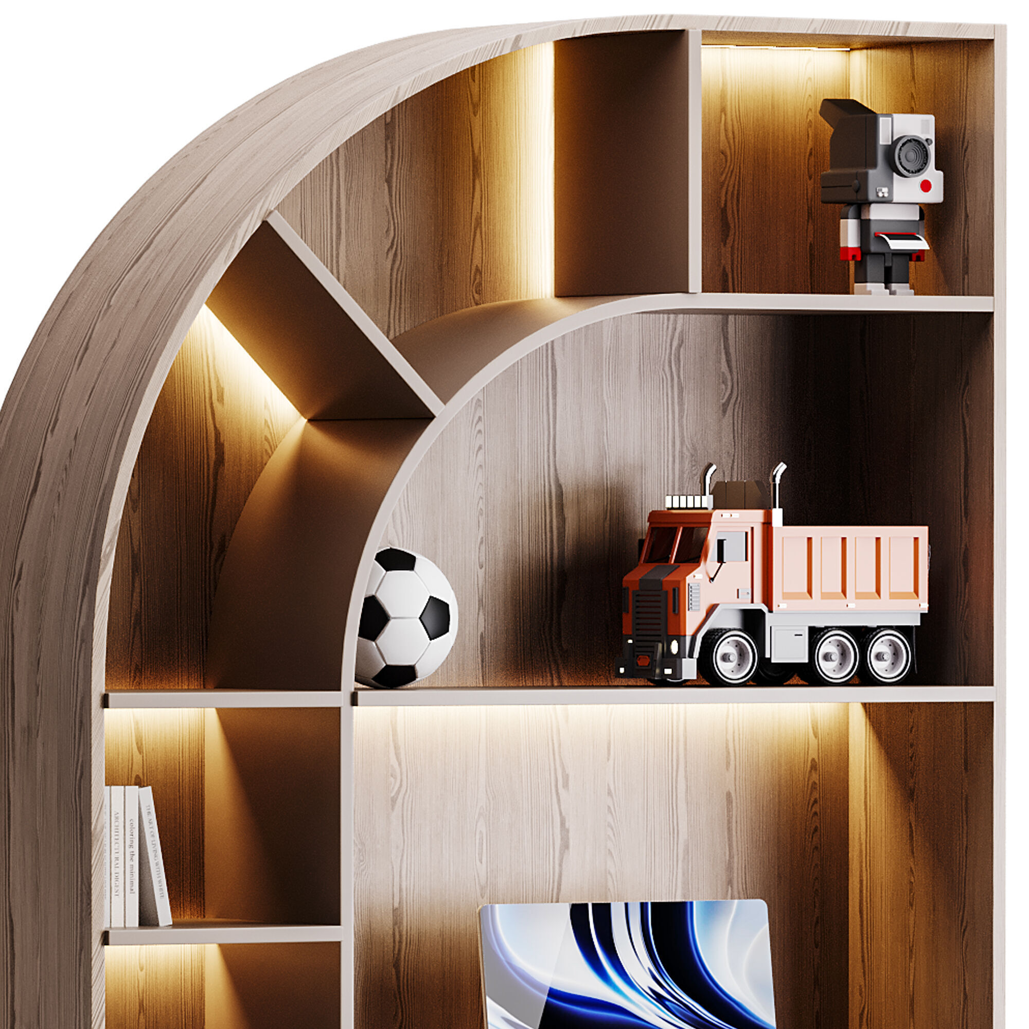 Modern Workplace 08 3D model_10