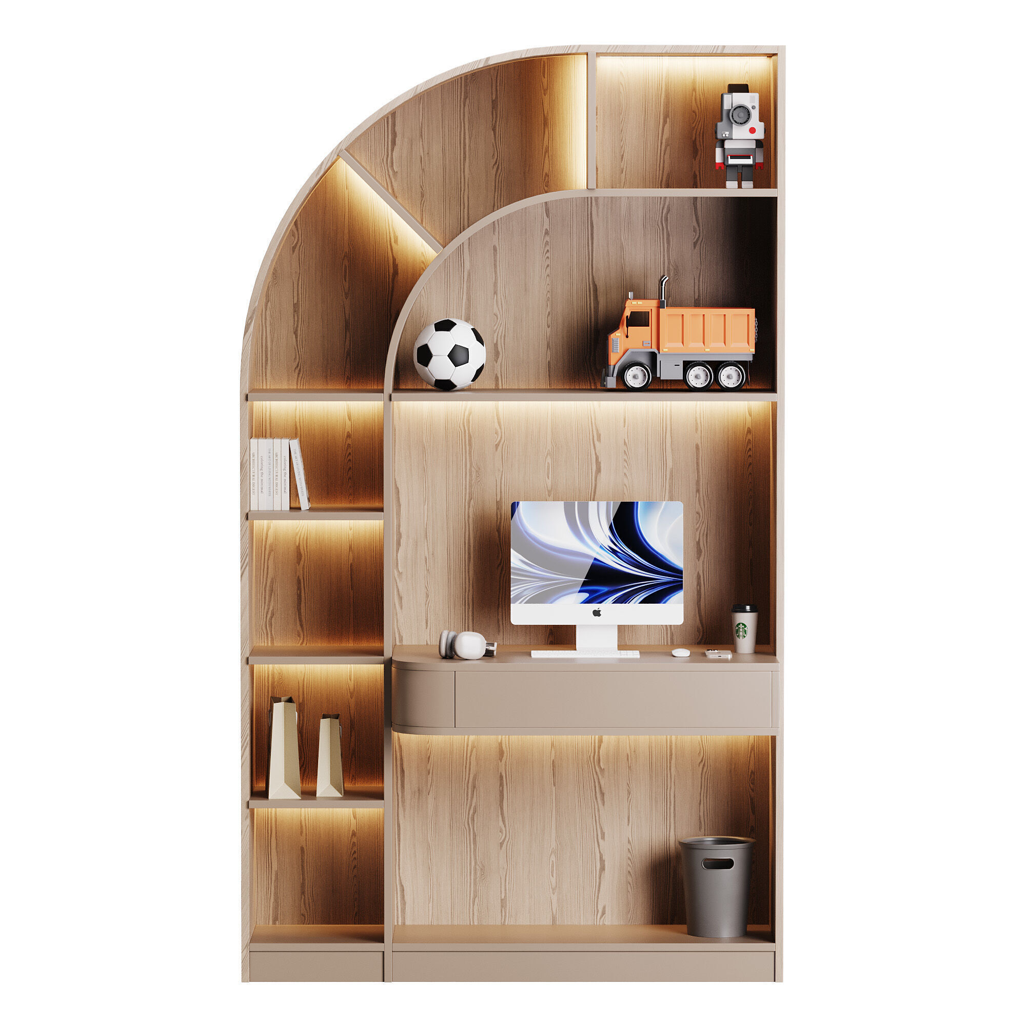 Modern Workplace 08 3D model_1