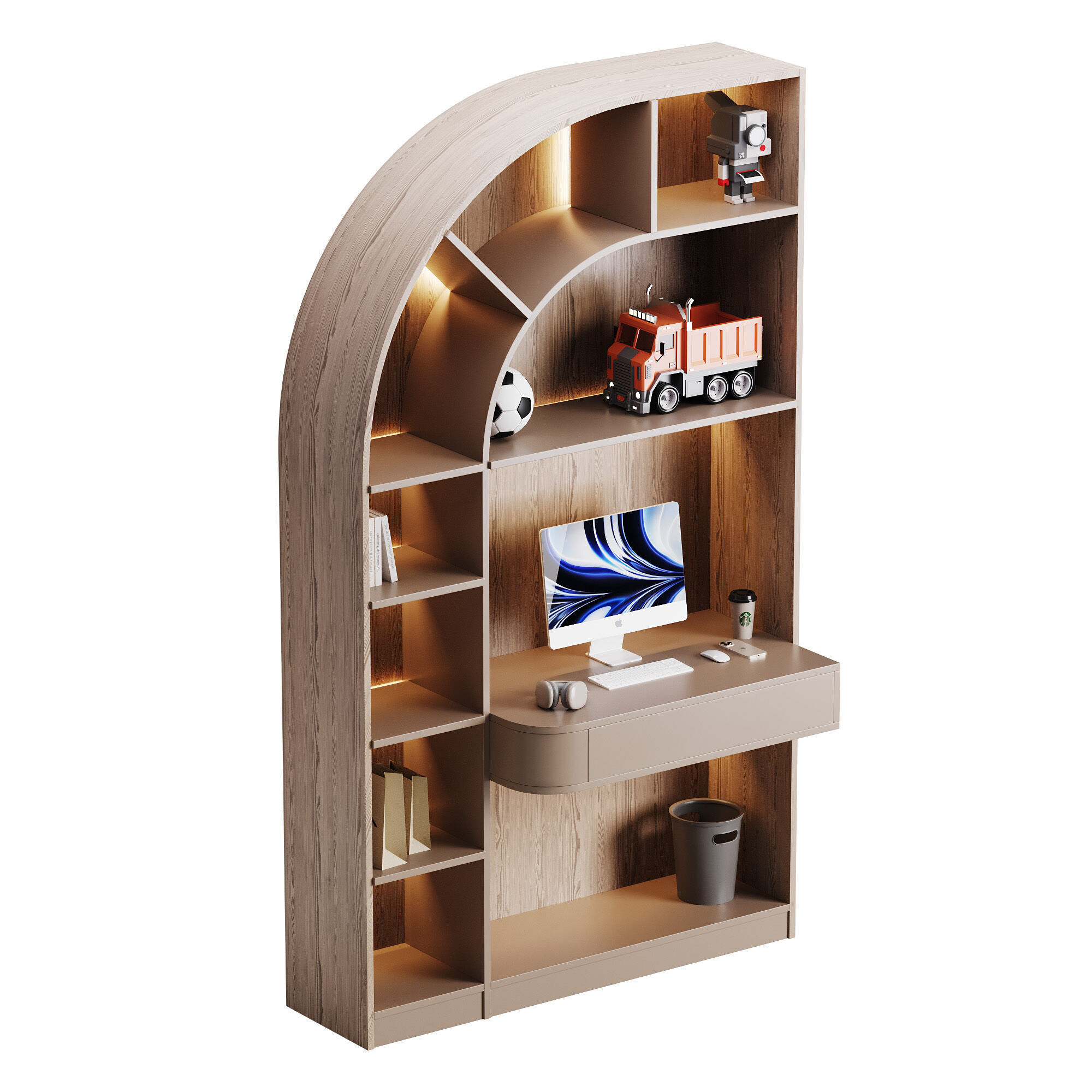 Modern Workplace 08 3D model_2