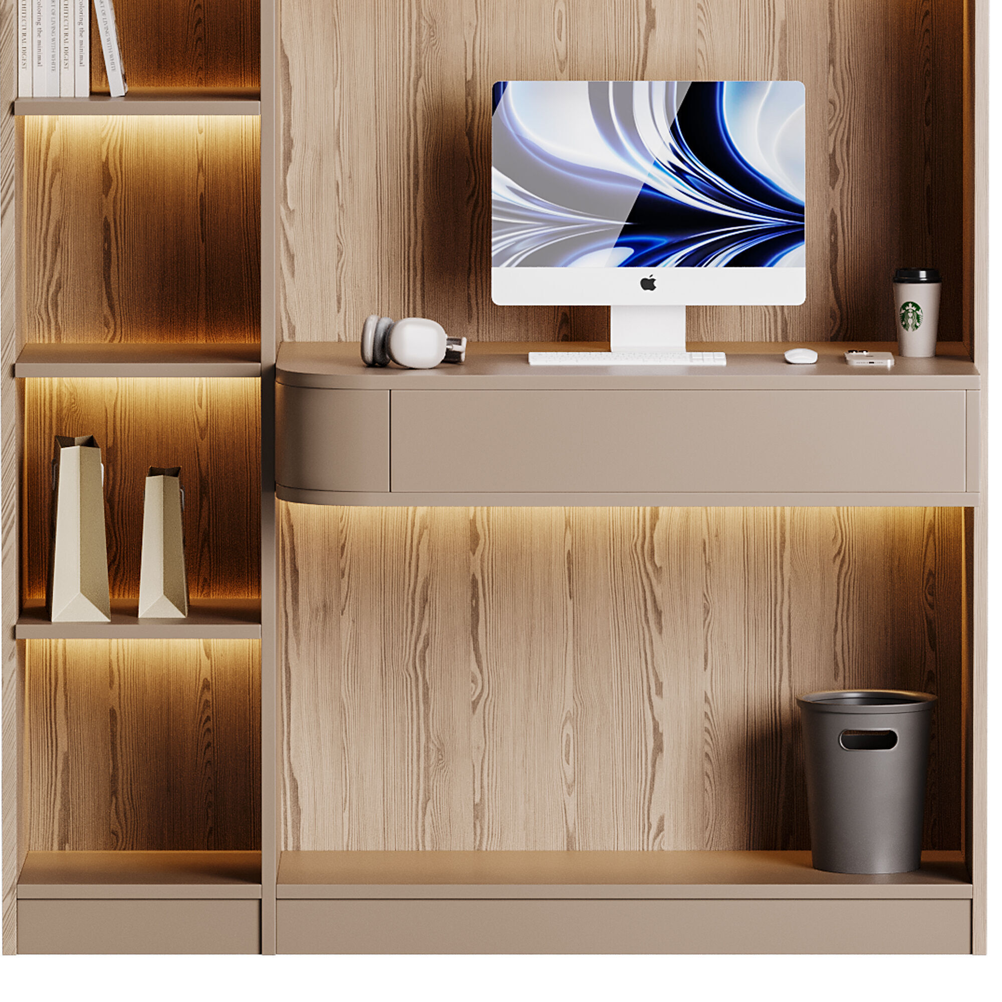 Modern Workplace 08 3D model_8