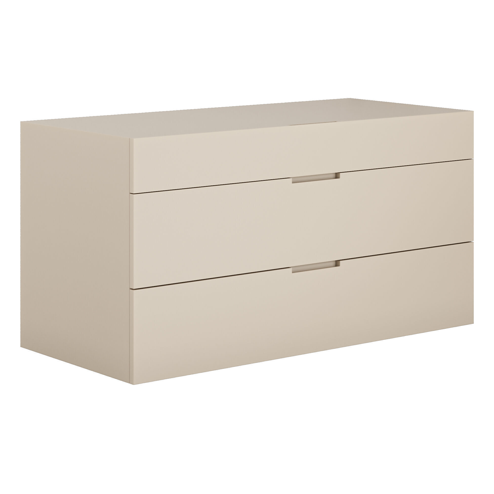 Flin dressers with recessed handle from Lema 3D model_15