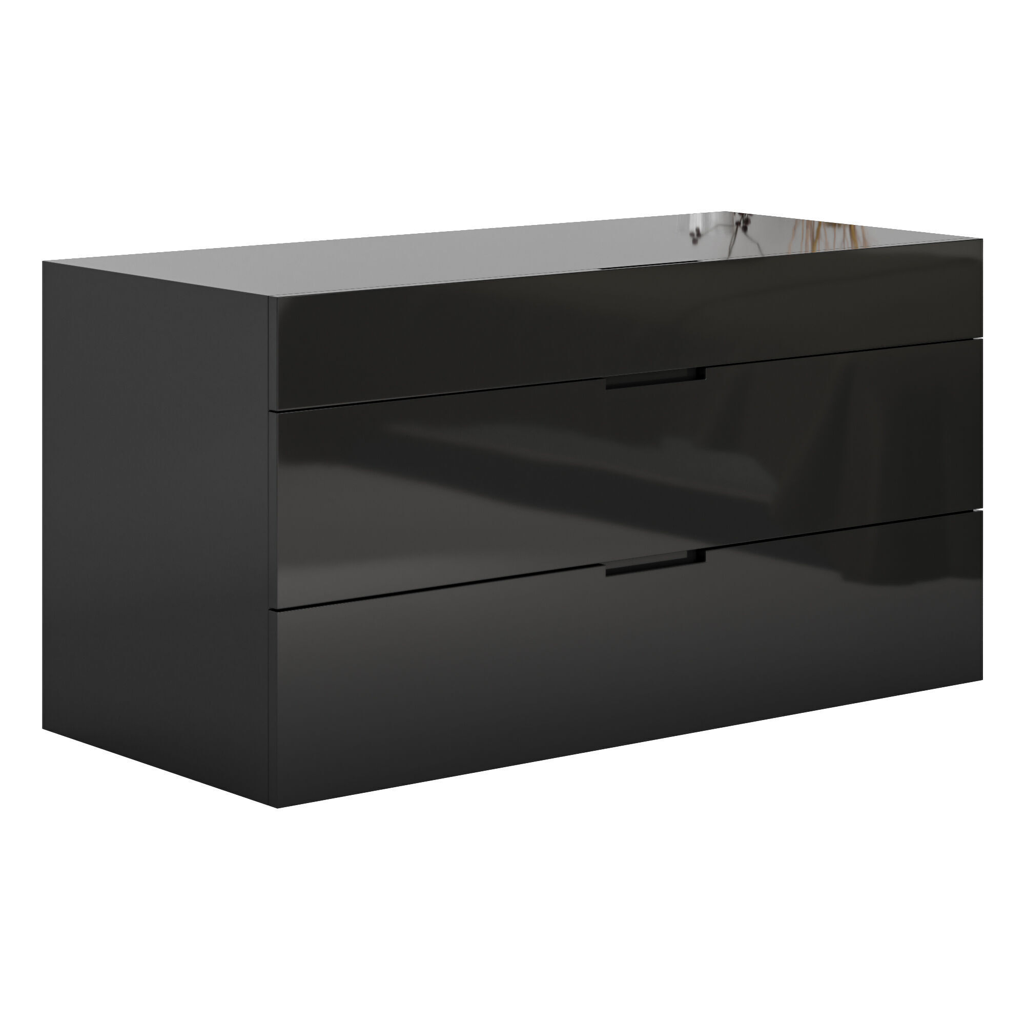 Flin dressers with recessed handle from Lema 3D model_16