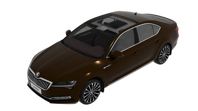 Skoda Superb TSI 380 2020  3D model