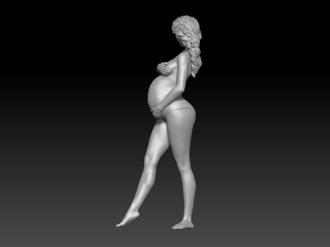 THE BEST mom pregnant 1 3D print model_2