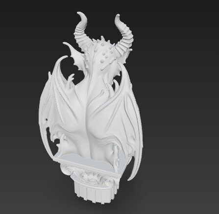 3D Demon Figure 3 3D print model_3