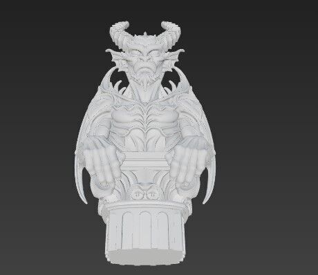 3D Demon Figure 3 3D print model_2