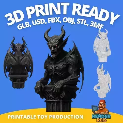 3D Demon Figure 3