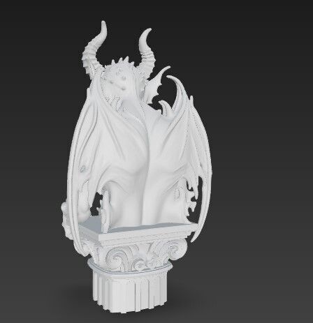3D Demon Figure 3 3D print model_7