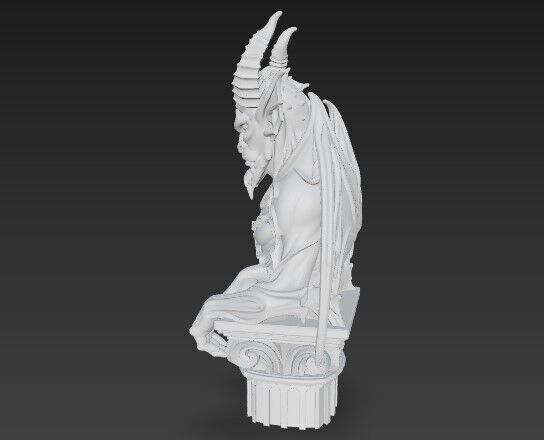 3D Demon Figure 3 3D print model_8