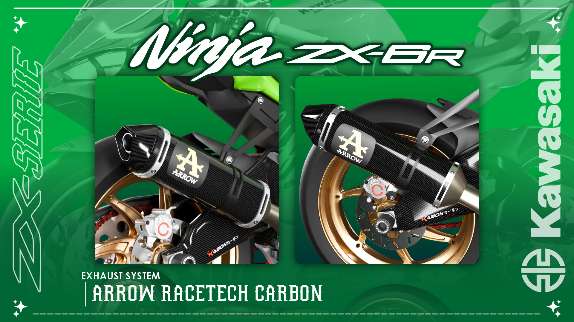 3D model Kawasaki Ninja ZX-6R VR / AR / low-poly | CGTrader