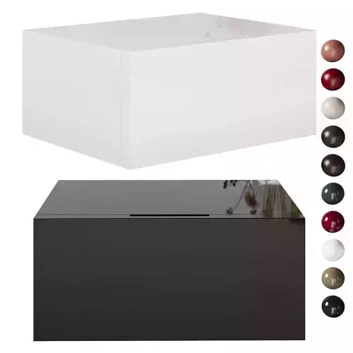 Flin nightstand by Lema 3D model