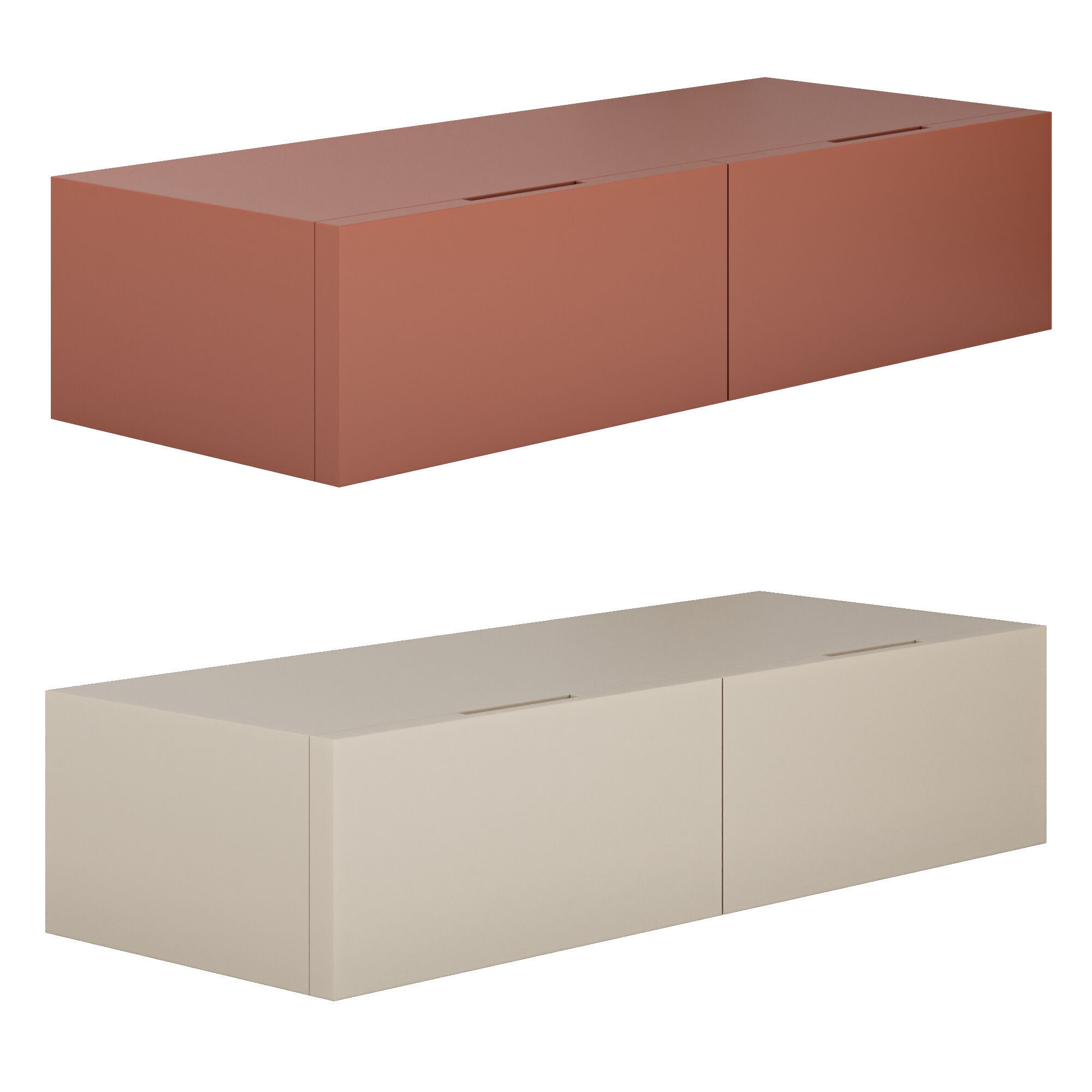 Flin nightstand by Lema 3D model_5