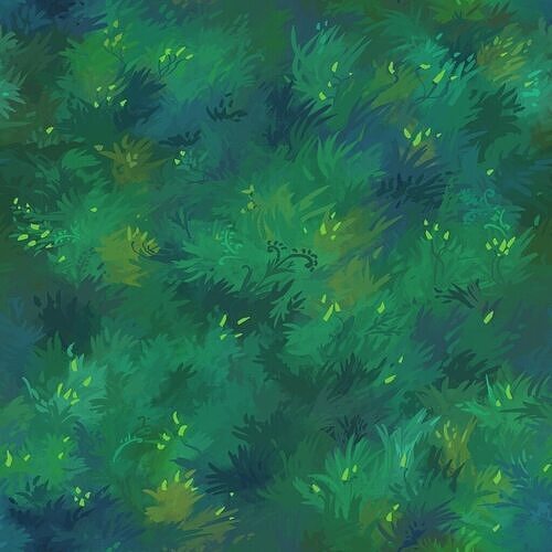 anime grass Free low-poly 3D print model