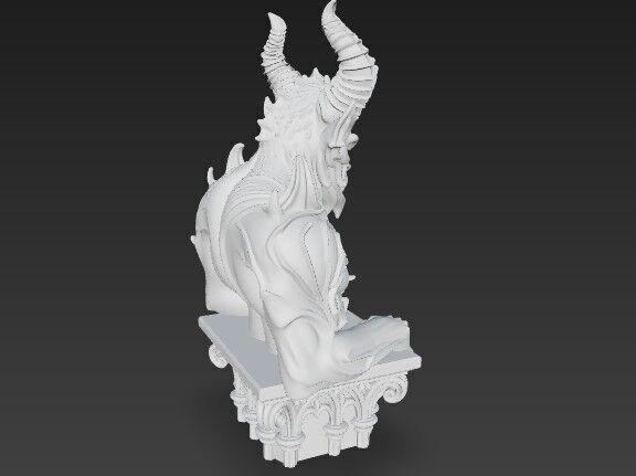 3D Demon Figure 4 3D print model_3