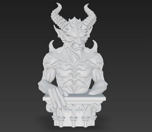 3D Demon Figure 4 3D print model_10