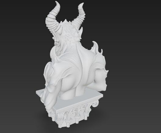 3D Demon Figure 4 3D print model_4