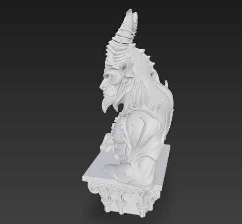 3D Demon Figure 4 3D print model_5