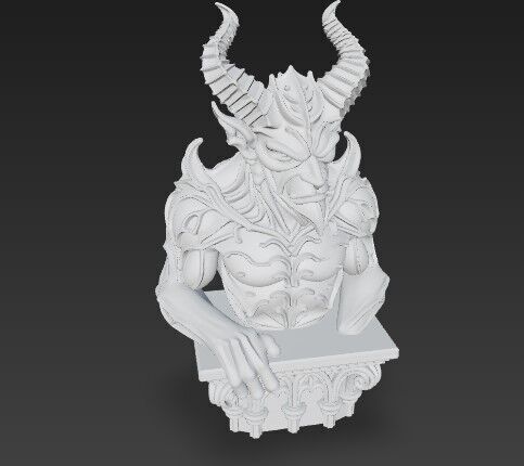 3D Demon Figure 4 3D print model_7