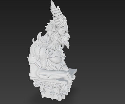 3D Demon Figure 4 3D print model_2