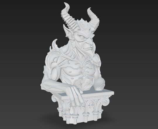 3D Demon Figure 4 3D print model_11