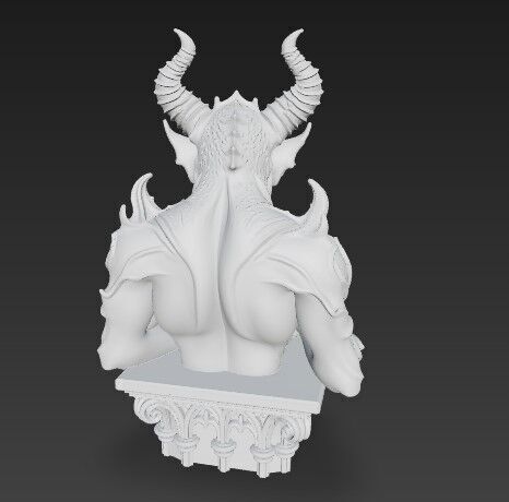 3D Demon Figure 4 3D print model_1