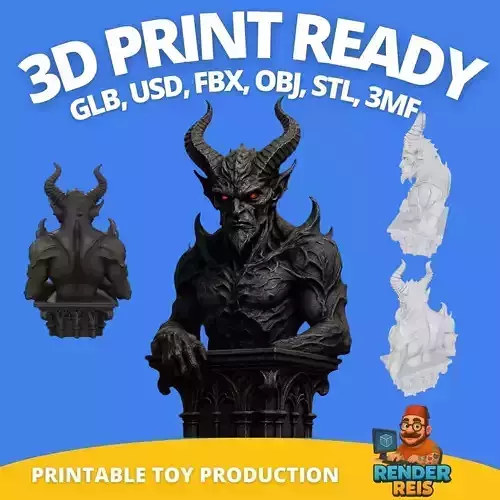 3D Demon Figure 4