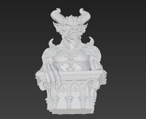 3D Demon Figure 4 3D print model_9