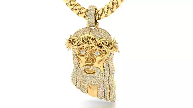 Jesus Face 3D print model