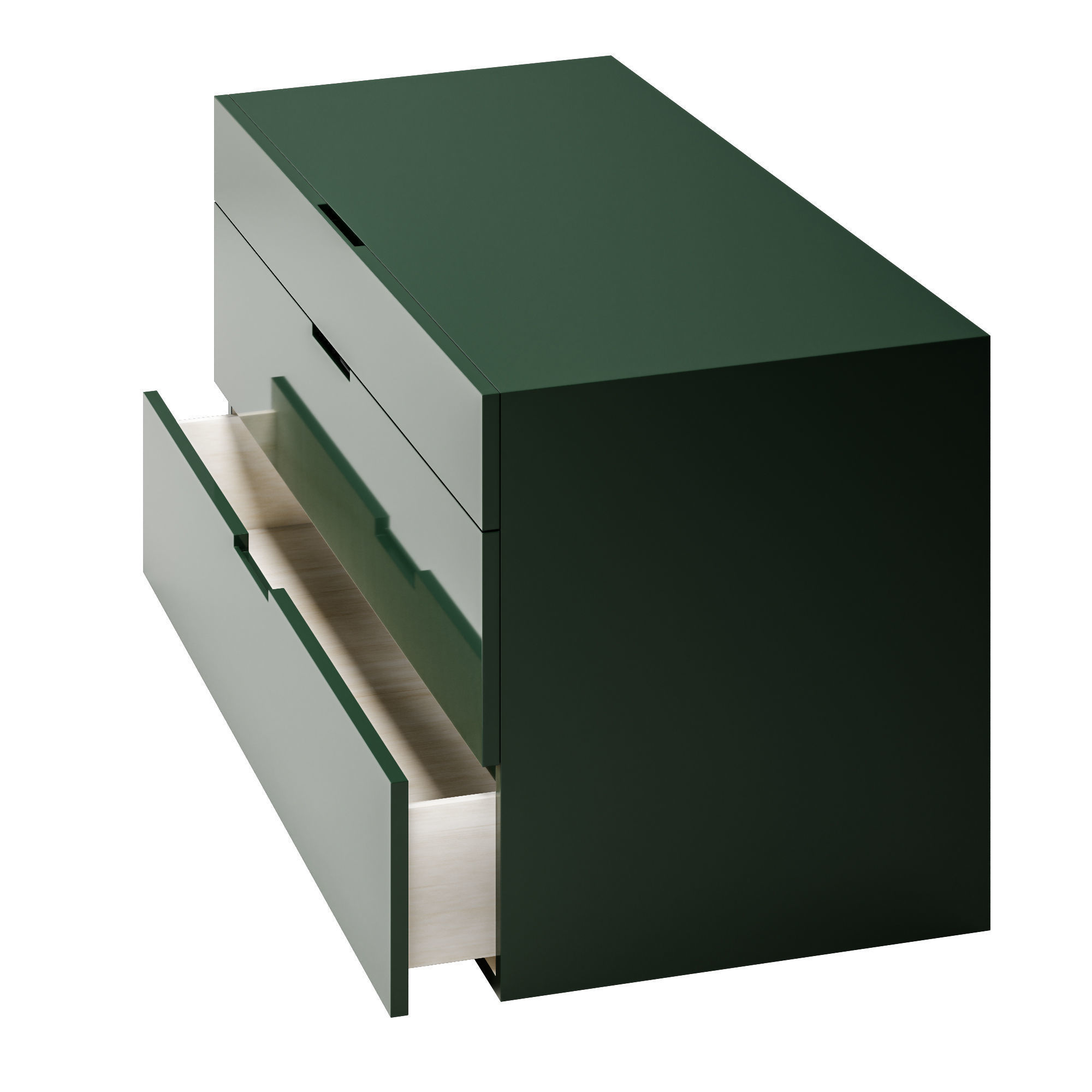 Flin set of drawers and bedside tables by Lemamobili 3D Model Collection_22