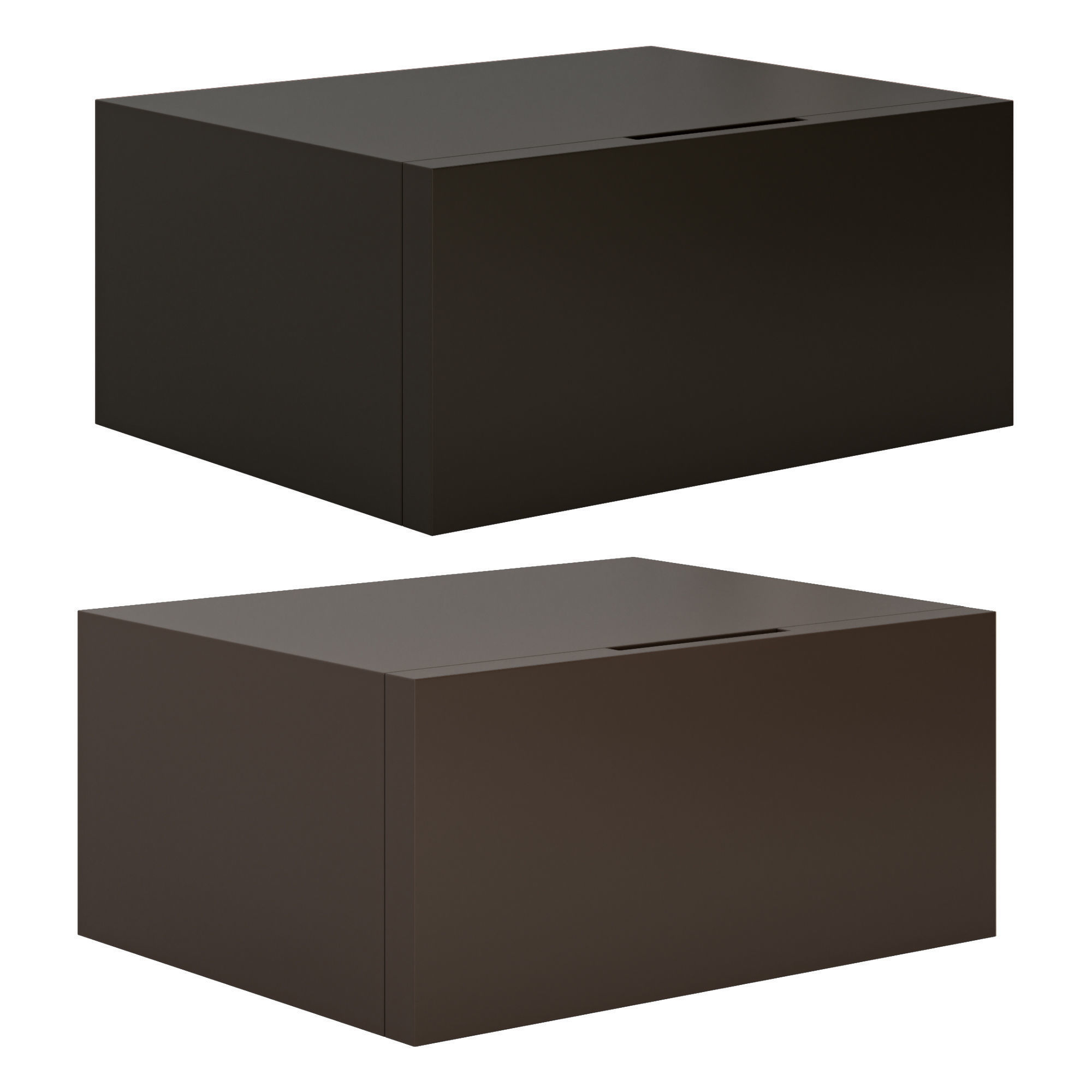 Flin set of drawers and bedside tables by Lemamobili 3D Model Collection_10