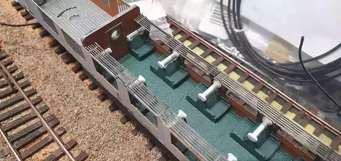 Interior Passenger car 1 for Rame sur Pneus by Est Modele  HO