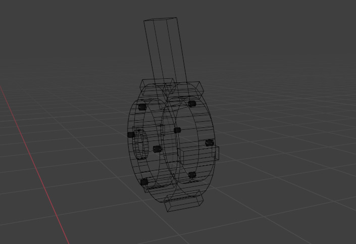 Glock50rdDrumMag 3D model_3