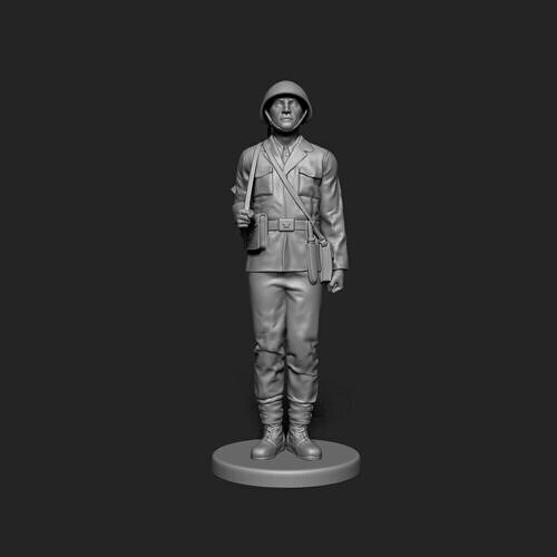 WW2 Soilder 3d print model 3D print model