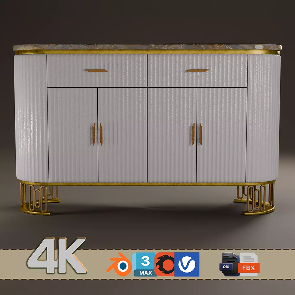 Cabinet Aurum luxe Free 3D model