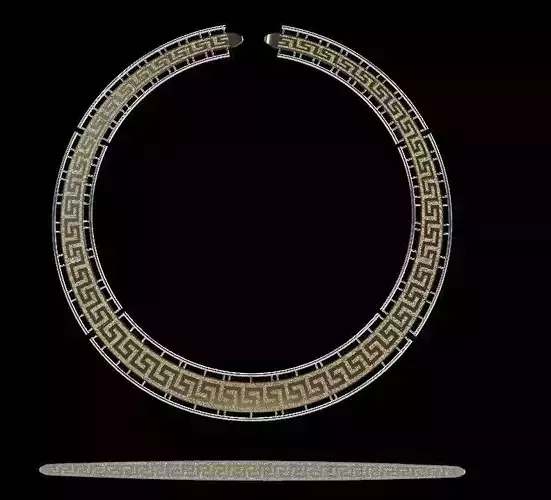 versace pendant bracelet 3D model