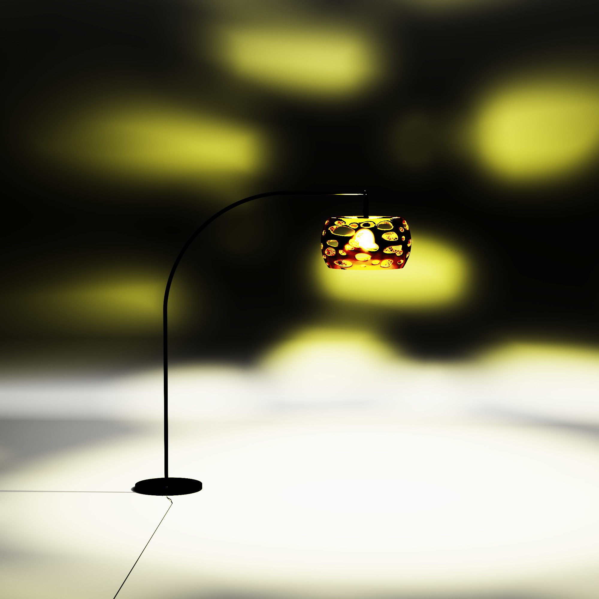 Floor lamp 3D model_8