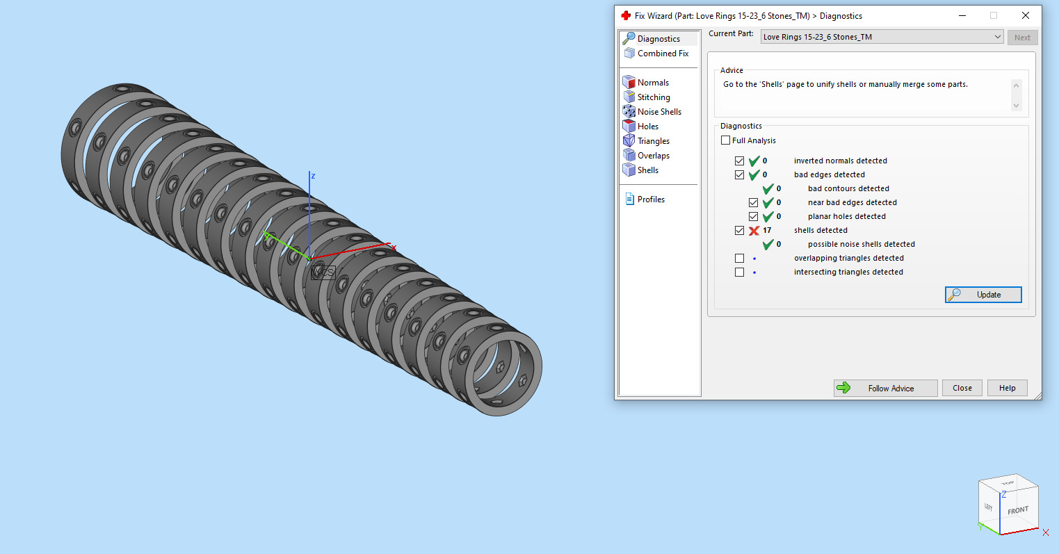 Diamond Screw Ring 3D print model_23