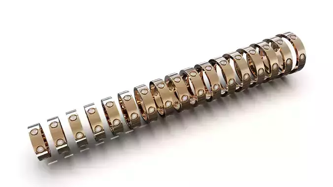 Diamond Screw Ring