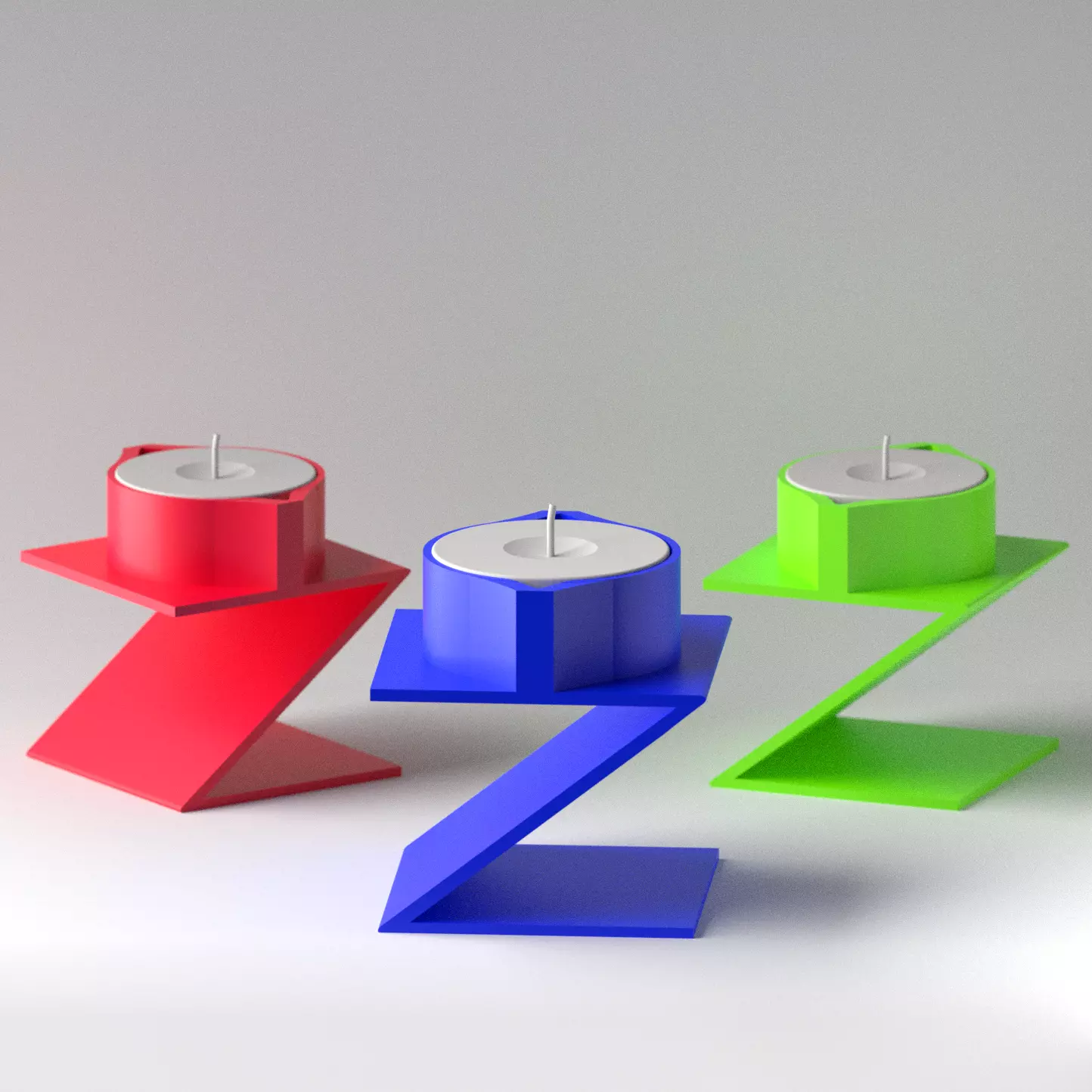 Z Tealight Holder 3D print model