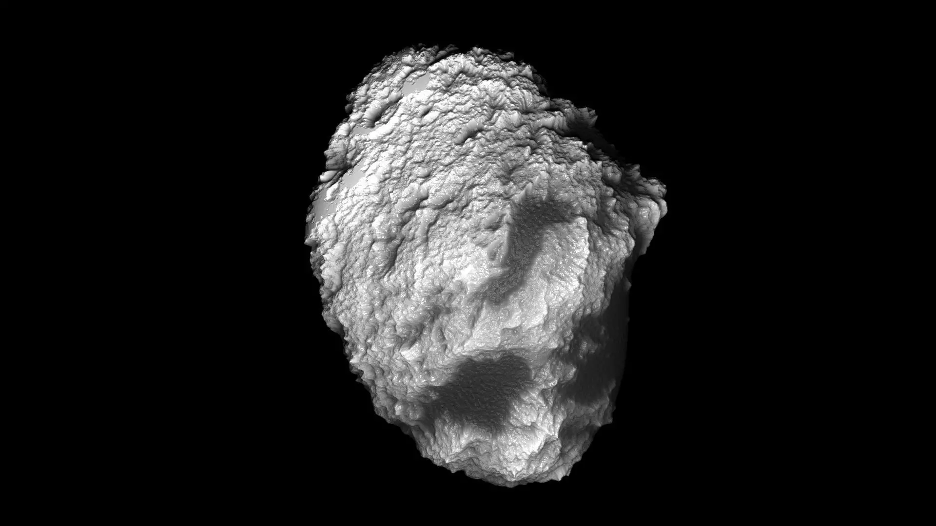 81P Comet 3D model_0