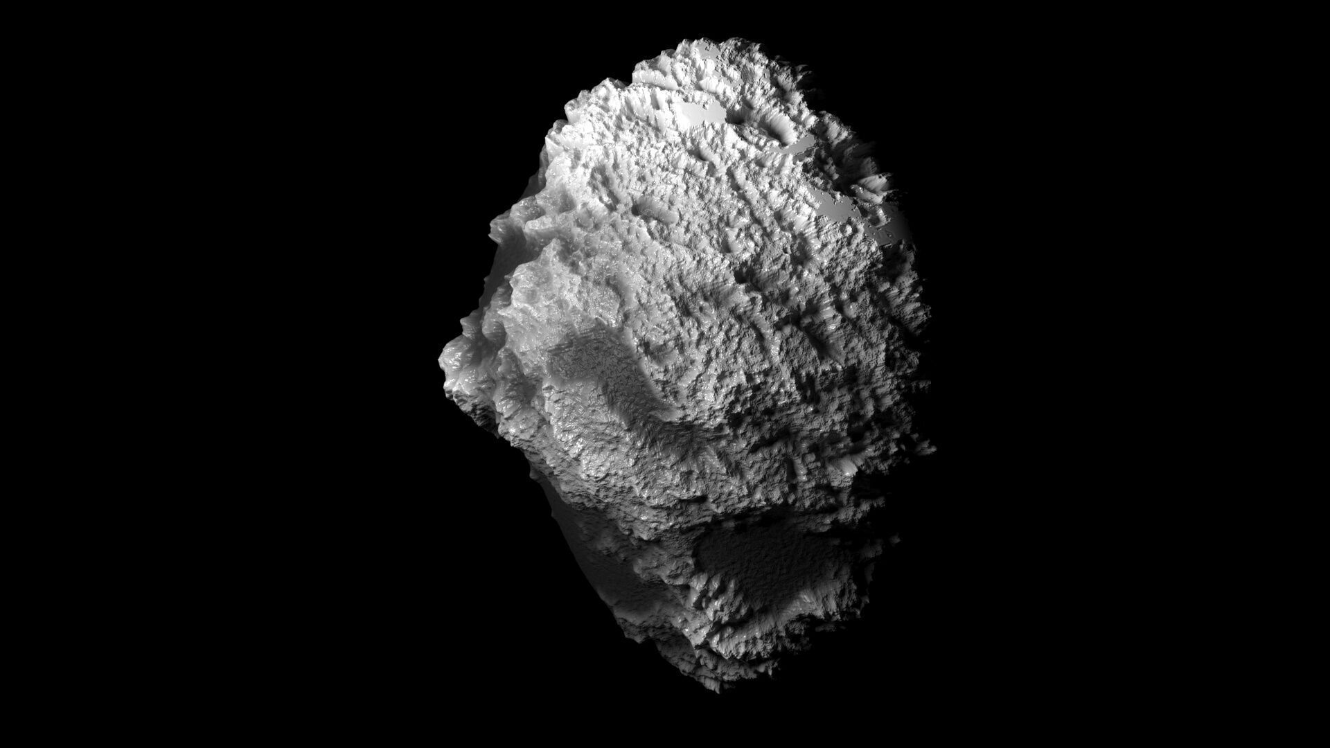 81P Comet 3D model_5