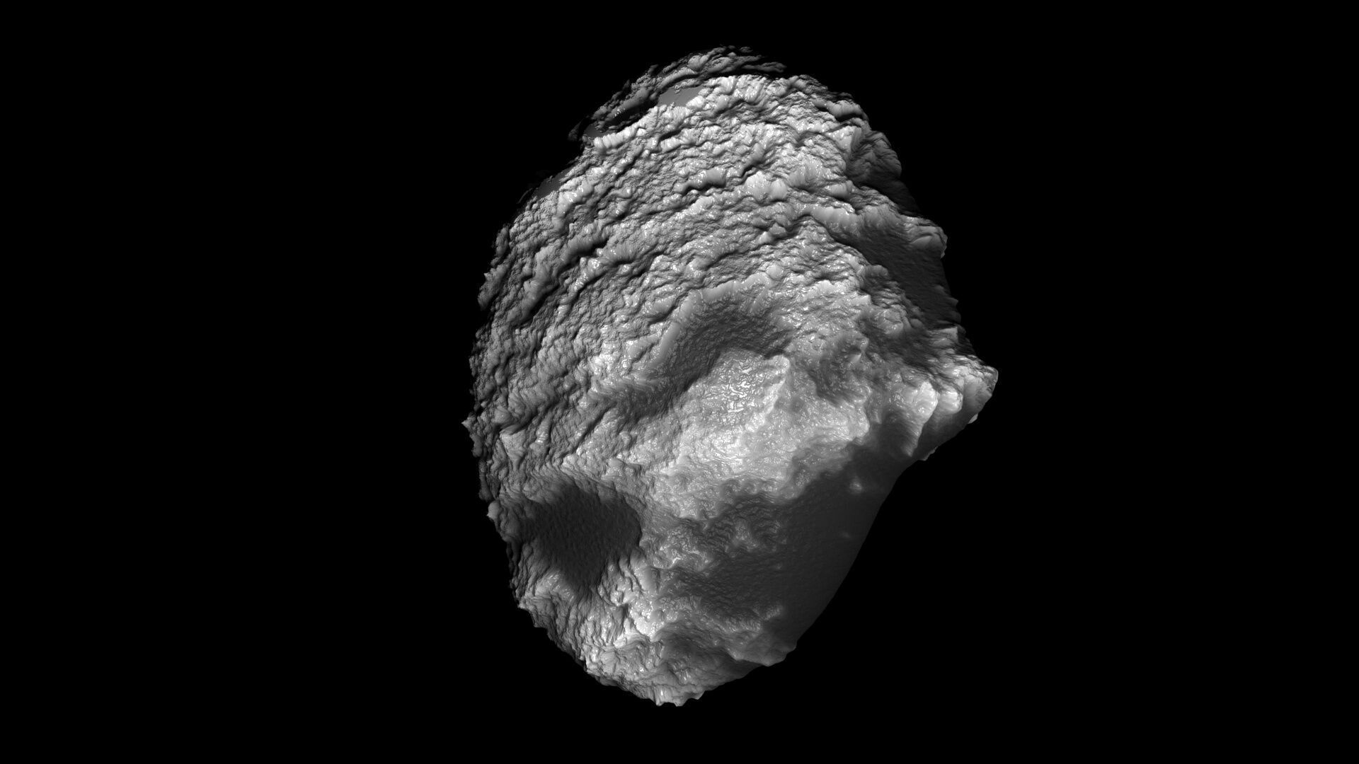 81P Comet 3D model_2