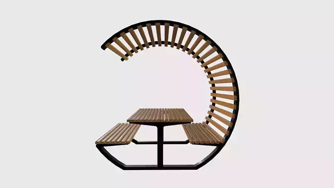 Street Park Bench v3