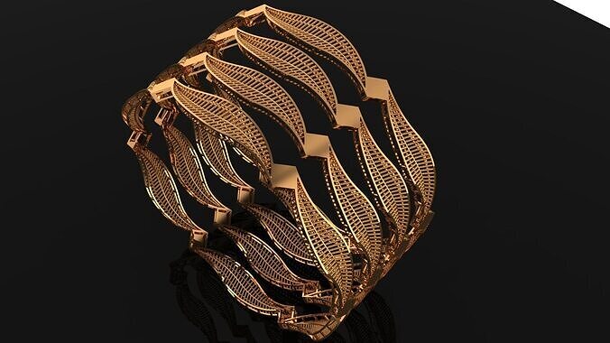 1169 Petal Dance Bracelet 5gm 3D print model