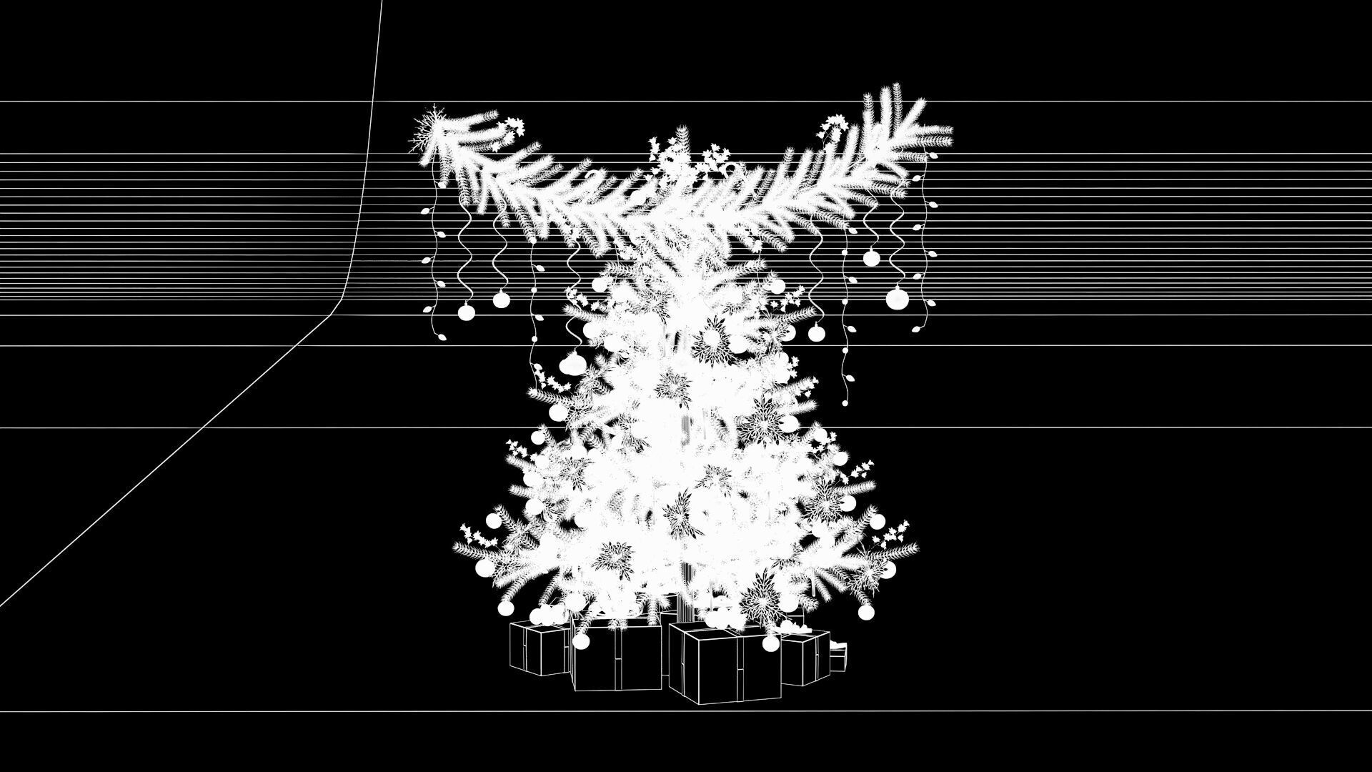 Christmas Tree 3D model_16
