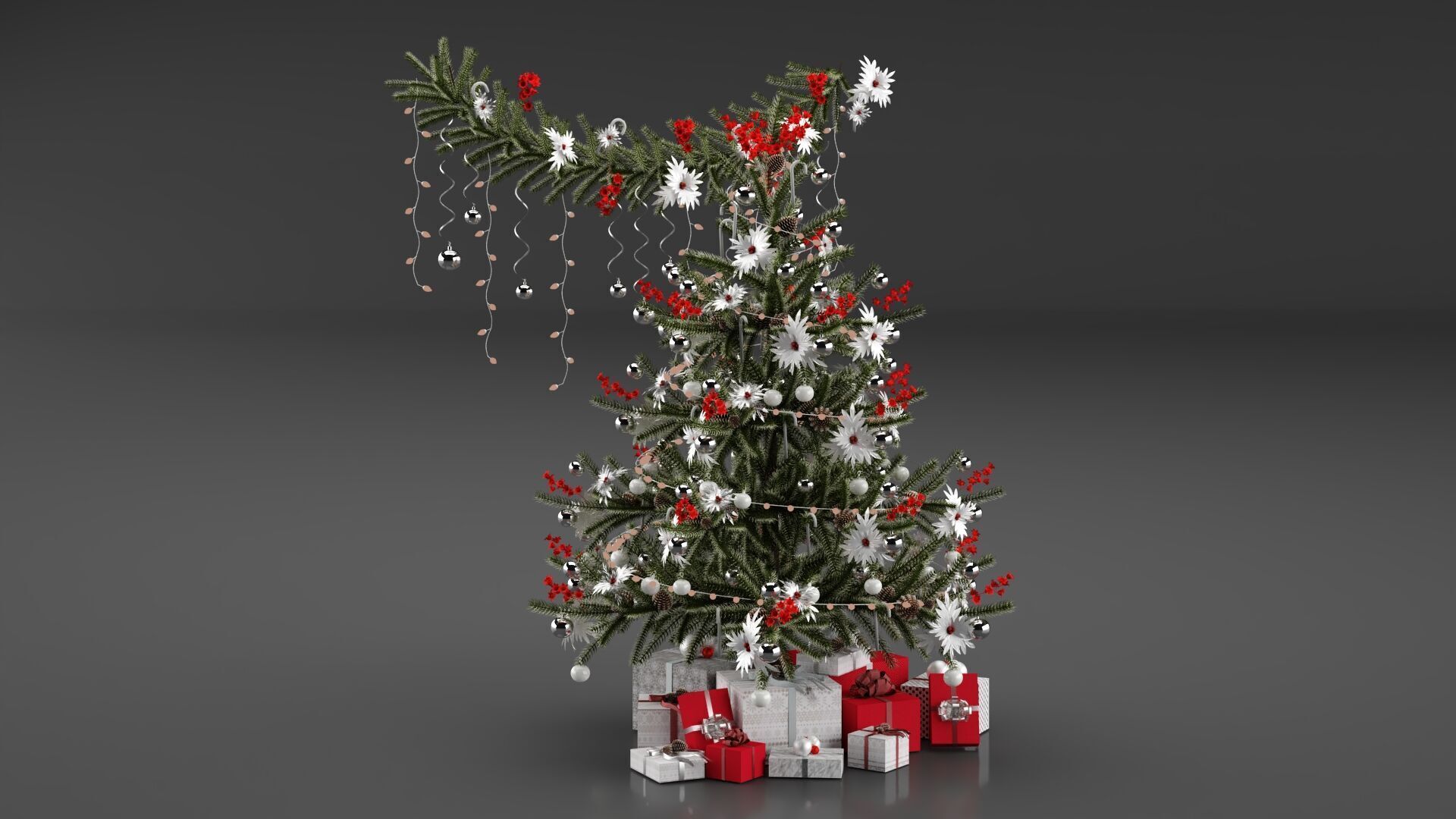 Christmas Tree 3D model_7