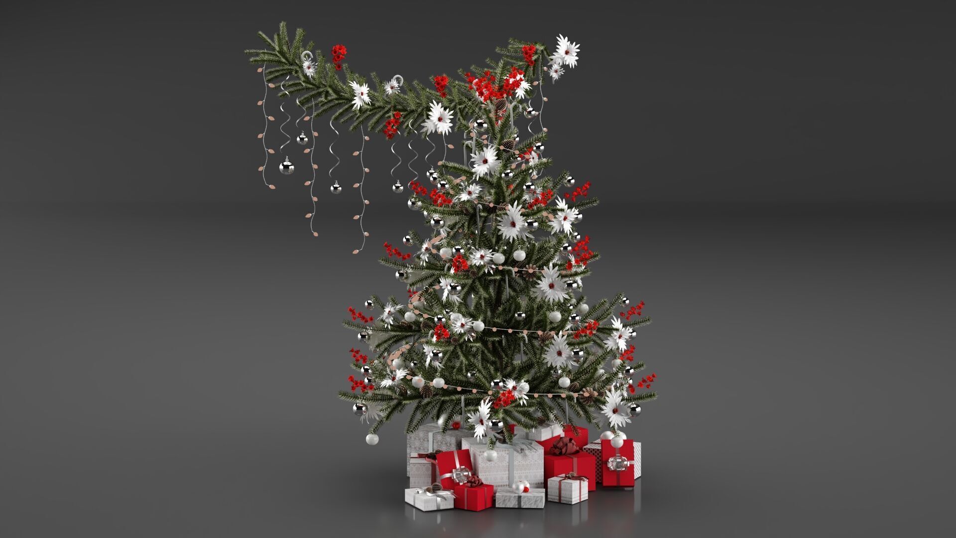 Christmas Tree 3D model_13
